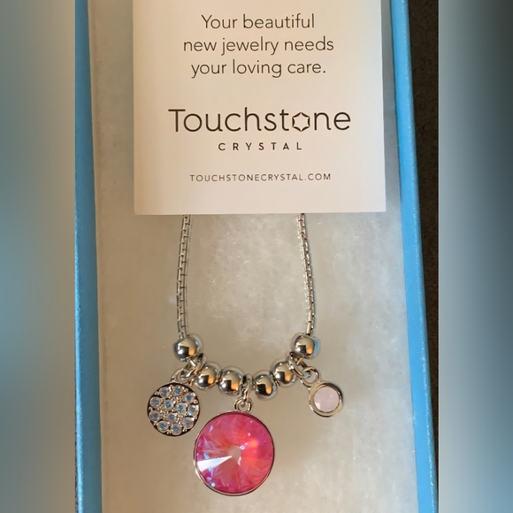 Touchstone Crystal Three Wishes Necklace - Picture 7 of 7